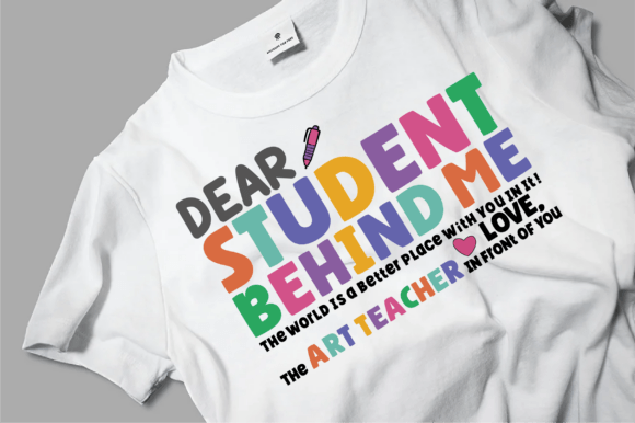 A Design Review for the Dear Student Art Teacher Artwork