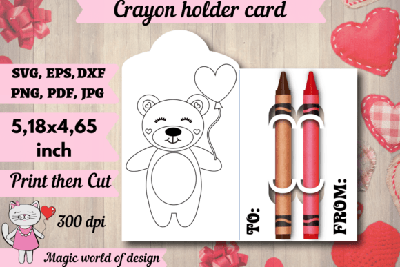 A Designer's Look at the Valentine Bear Card Holder