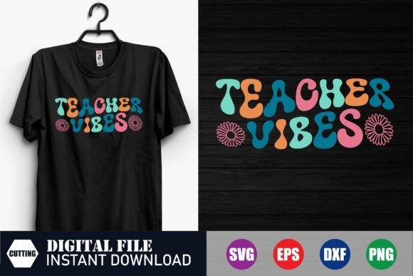 A Designer's Take on the Teacher Vibes Embroidery Design