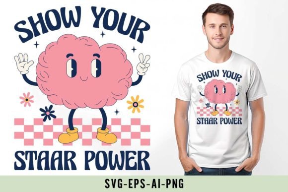 A Groovy Brain for Teacher Testing Day: The STAAR Power Design