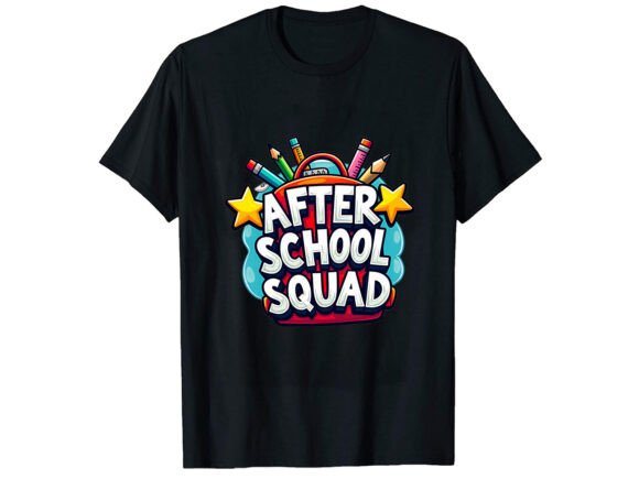 After School Squad T-Shirt Design: A Review for Embroidery Projects