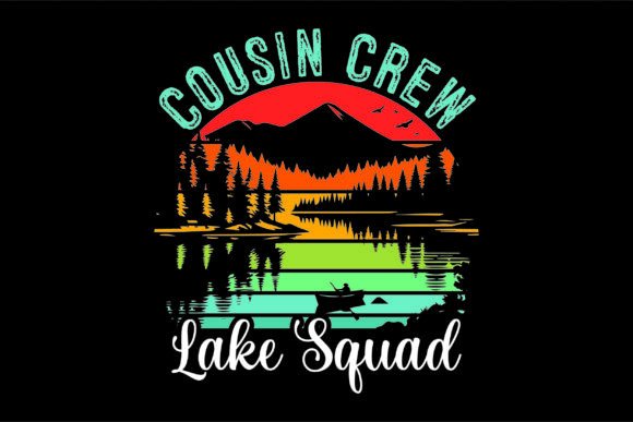 Cousin Crew Lake Squad: A Vintage Design with Modern Appeal