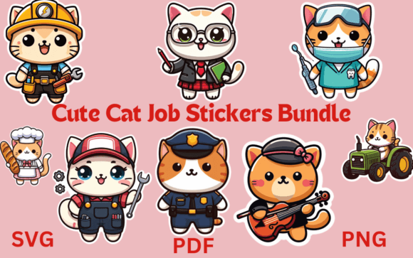 Cute Cat Job Stickers: A Designer’s Hands-On Review