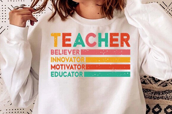 Embroidery Design Review: Retro Teacher Shirt Appeal