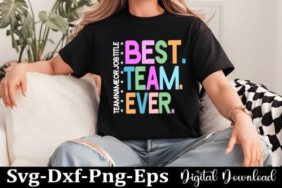 Neon Color Best Team Ever Teacher Embroidery Design Review